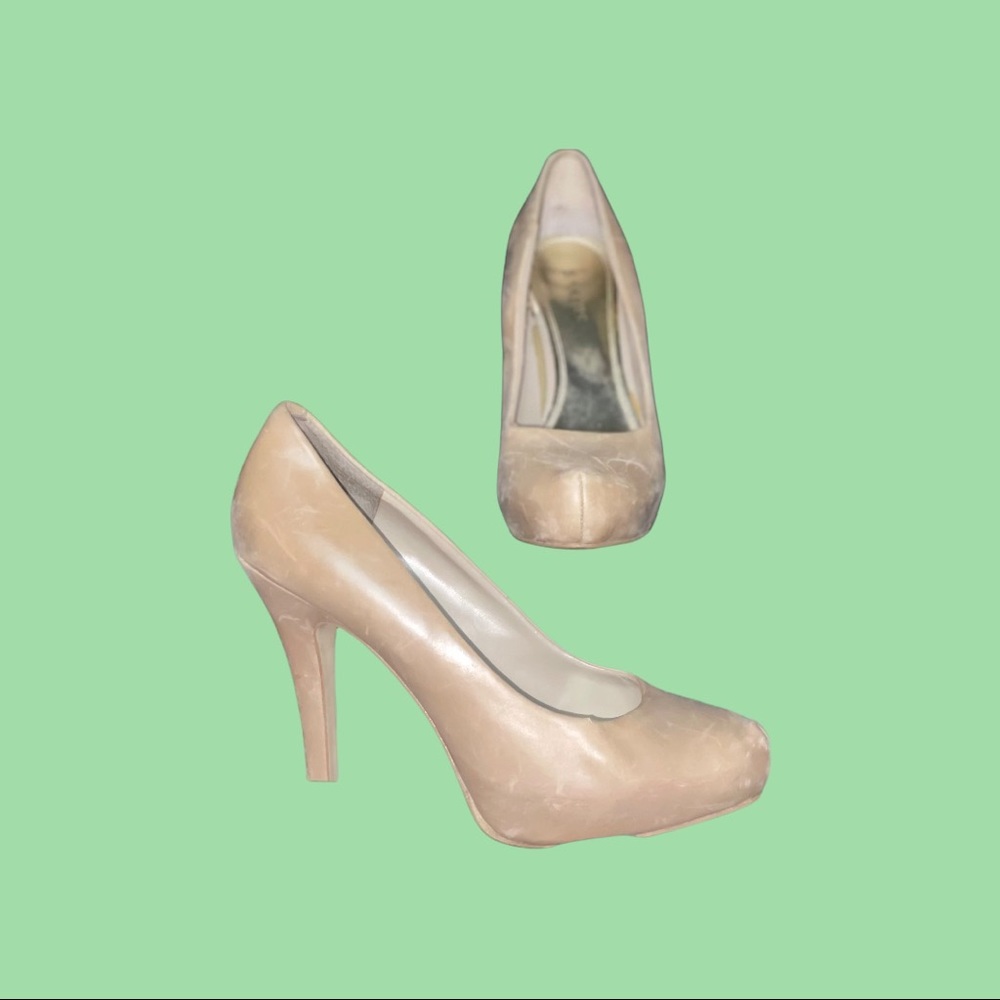 8.5 size , 4 inch, platform heel